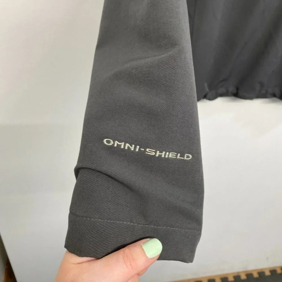 Columbia Soft Shell Omni Shield Interchange Lined Black Jacket Full Zip Size XL - Picture 10 of 11